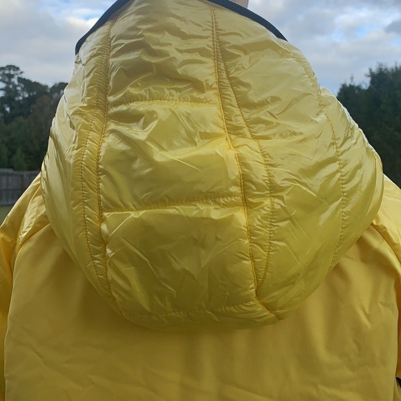 Body Glove WOMEN'S HOODED DOWN PARKA COAT YELLOW BLACK SIZE XL MSRP $350 - Picture 3 of 14